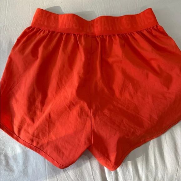 Gymshark Women's Bright Red Athletic Shorts - Picture 3 of 3